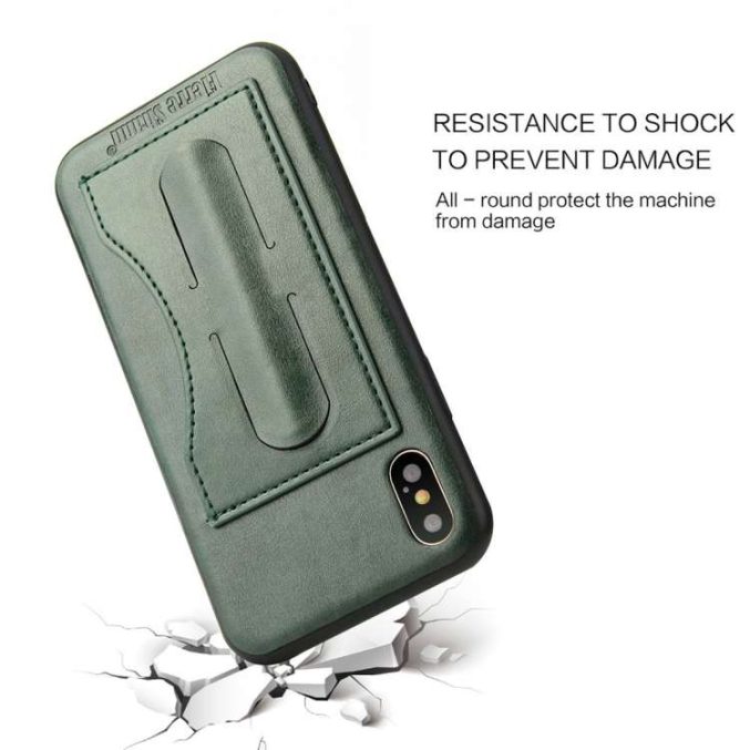 Lærcover med kortholder for iPhone X og XS - Bilde 15