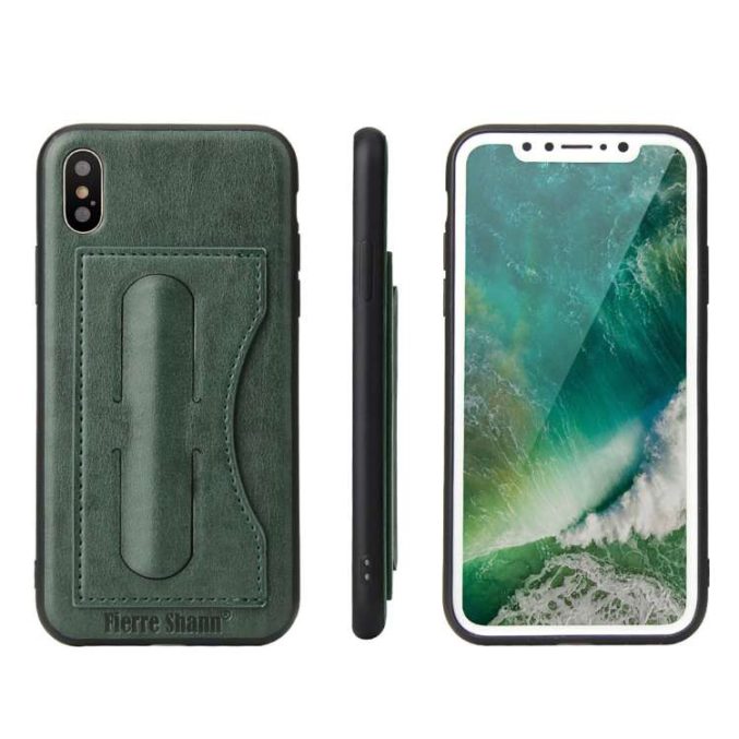 Lærcover med kortholder for iPhone X og XS - Bilde 12