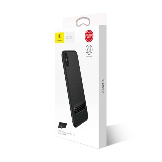 Baseus deksel med holder for iPhone X og XS - Bilde 2