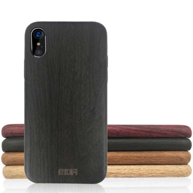 Deksel med tremønster for iPhone X - Bilde 4