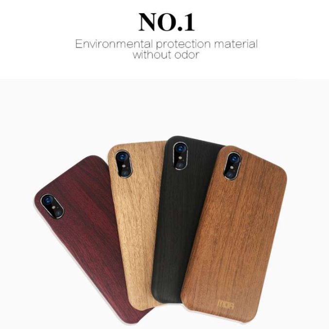 Deksel med tremønster for iPhone X - Bilde 12