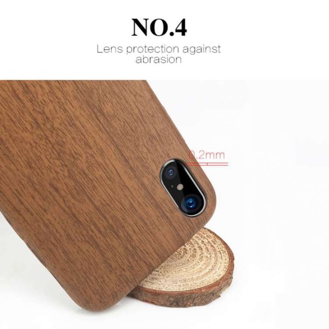 Deksel med tremønster for iPhone X - Bilde 9