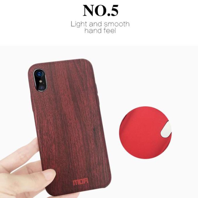 Deksel med tremønster for iPhone X - Bilde 8