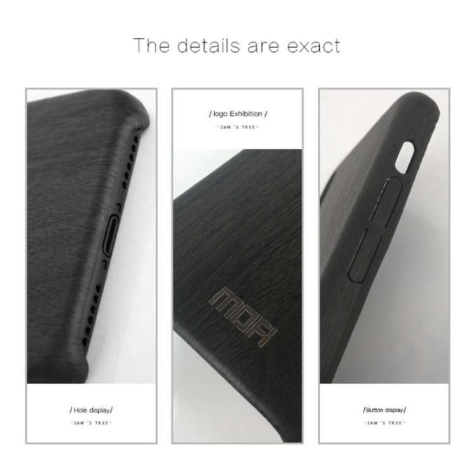 Deksel med tremønster for iPhone X - Bilde 6