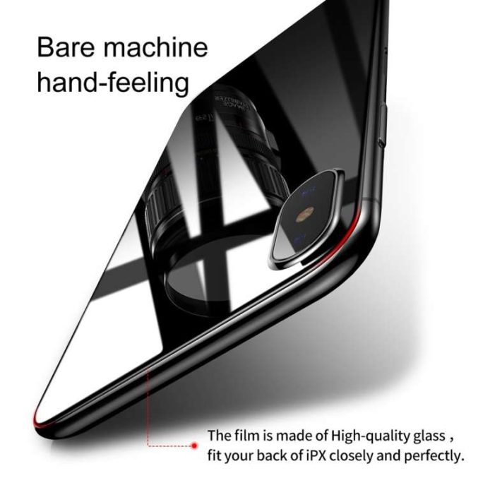 Baseus herdet bakglass til iPhone X og XS - Bilde 6