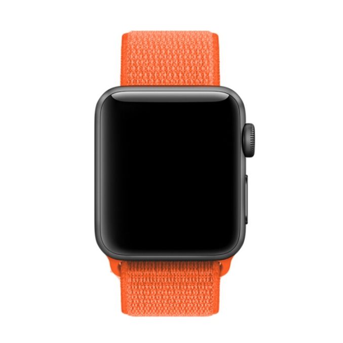 Nylon klokkereim med borrelås for Apple Watch 41 / 40 / 38 mm - Bilde 21