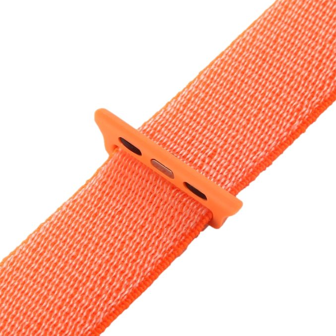 Nylon klokkereim med borrelås for Apple Watch 41 / 40 / 38 mm - Bilde 19