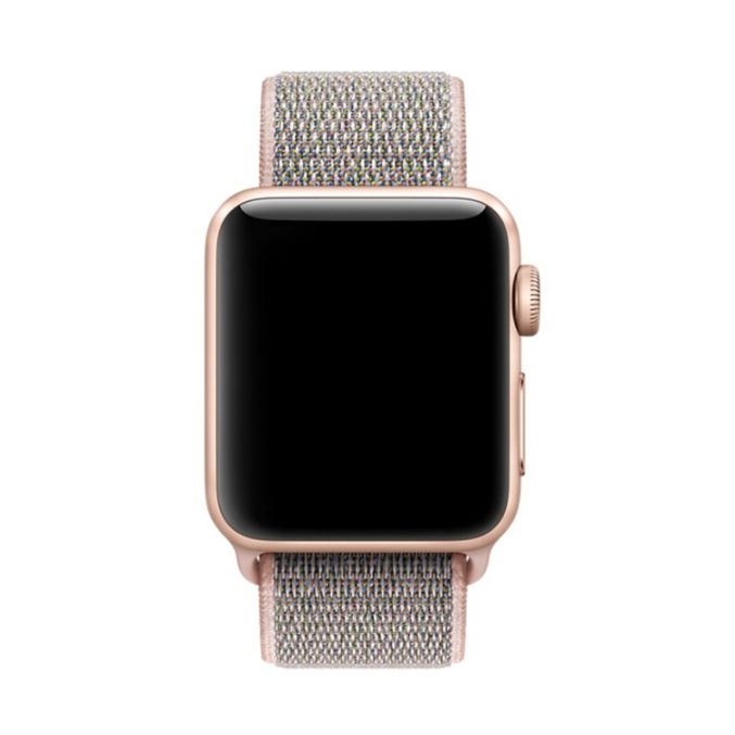 Nylon klokkereim med borrelås for Apple Watch 41 / 40 / 38 mm - Bilde 41
