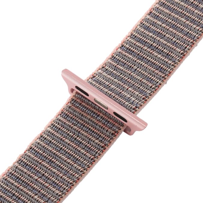 Nylon klokkereim med borrelås for Apple Watch 41 / 40 / 38 mm - Bilde 39