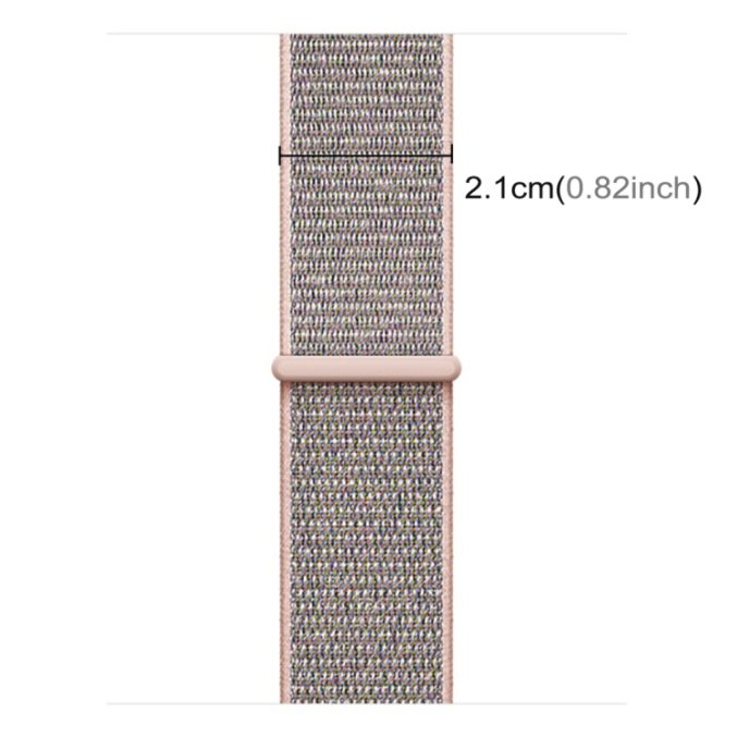 Nylon klokkereim med borrelås for Apple Watch 41 / 40 / 38 mm - Bilde 38