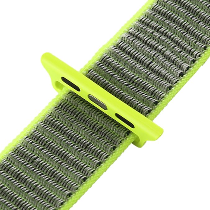 Nylon klokkereim med borrelås for Apple Watch 41 / 40 / 38 mm - Bilde 32