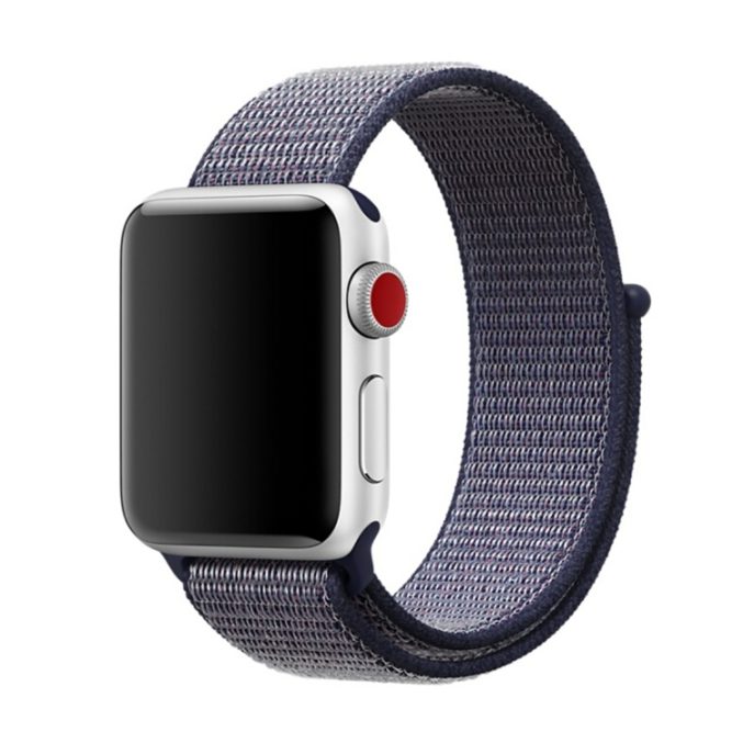 Nylon klokkereim med borrelås for Apple Watch 41 / 40 / 38 mm - Bilde 28