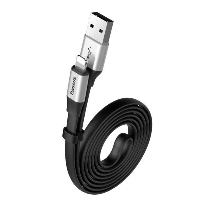 Baseus 2 i 1 Kabel Micro USB / Lightning ( 1.2m / 2A ) - Bilde 3