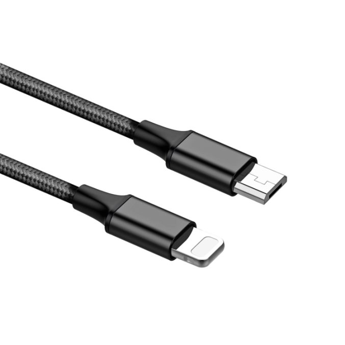 Baseus USB-C kabel, Lightning + Micro USB ( 1.2m / 3A ) - Bilde 13
