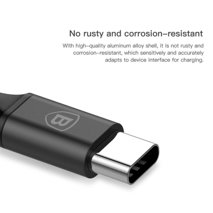 Baseus USB-C kabel, Lightning + Micro USB ( 1.2m / 3A ) - Bilde 3