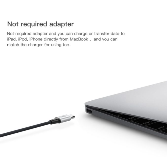 Baseus USB-C kabel, Lightning + Micro USB ( 1.2m / 3A ) - Bilde 7