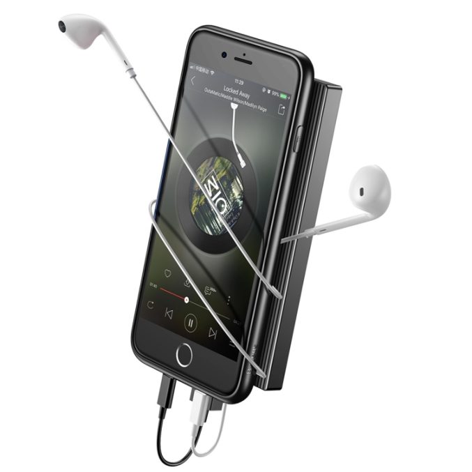 Baseus  3 i 1 Deksel Audio beskyttelsesdeksel for iPhone 7 plus og 8 plus