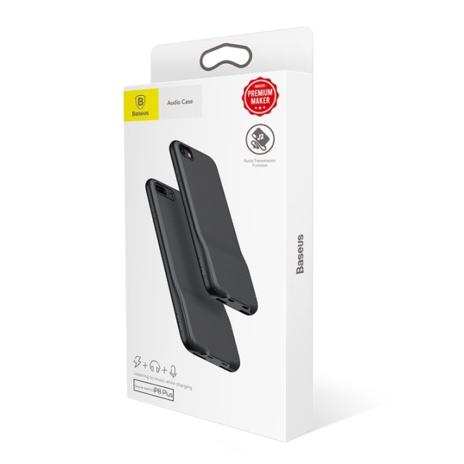 Baseus  3 i 1 Deksel Audio beskyttelsesdeksel for iPhone 7 plus og 8 plus - Bilde 2