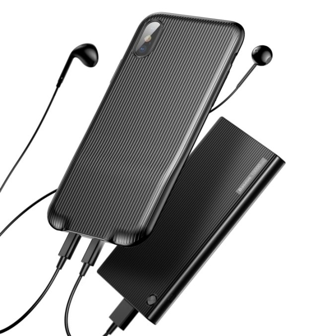 Baseus  3 i 1 Deksel Audio beskyttelsesdeksel for iPhone X og XS