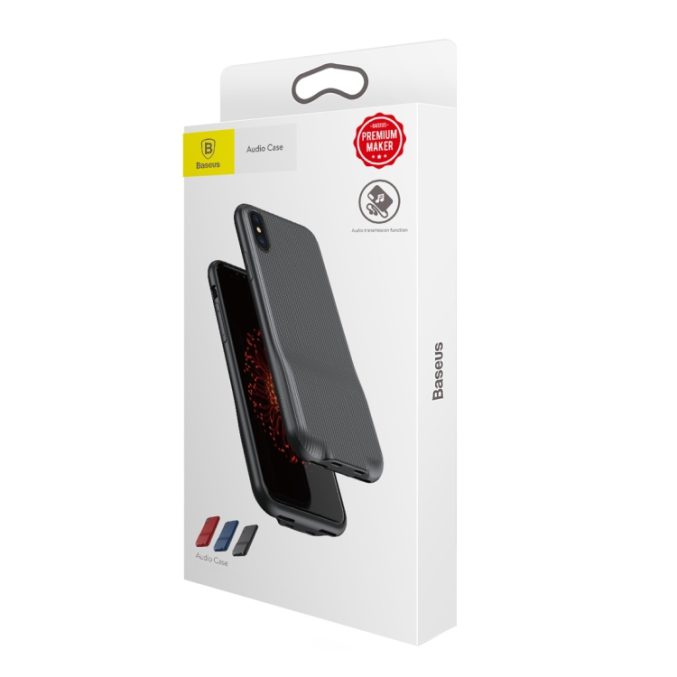 Baseus  3 i 1 Deksel Audio beskyttelsesdeksel for iPhone X og XS - Bilde 2