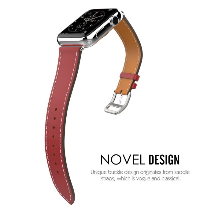 Lærreim for Apple Watch 41 / 40 / 38 mm - Bilde 13