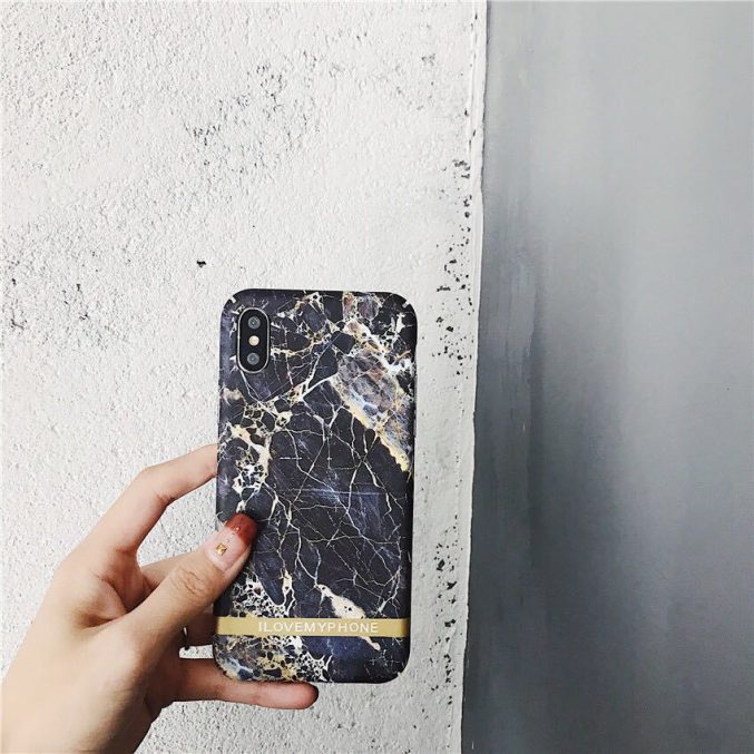 Nye marmordeksel for iPhone X - Bilde 3