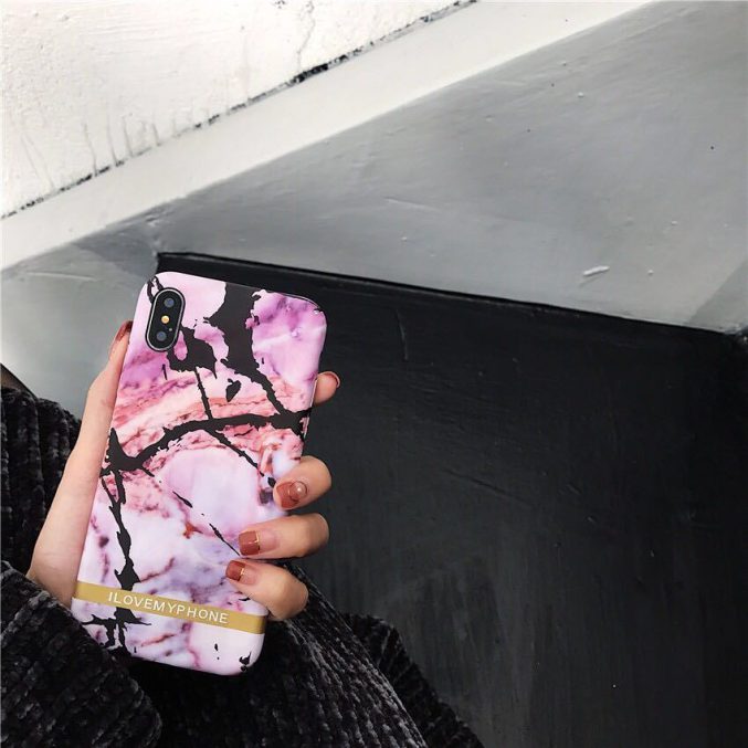 Nye marmordeksel for iPhone X - Bilde 8