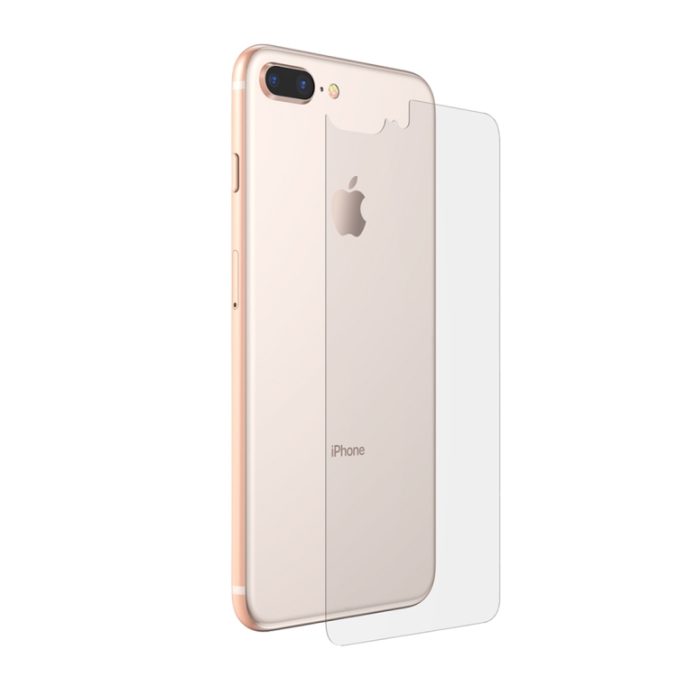 Beskyttelses bakglass til iPhone 7 plus og 8 plus (herdet)