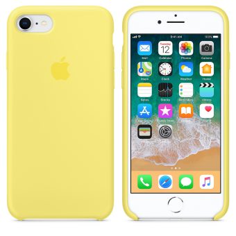 Apple Silikondeksel for iPhone 8 / 7 og SE 2020 - Limonade