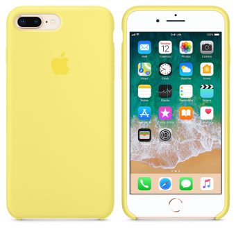 Apple Silikondeksel for iPhone 8 plus og 7 plus - Limonade