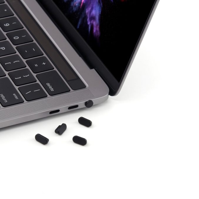 ENKAY 5 i 1 støvsikre plugger til ladeporter for MacBook - Bilde 6