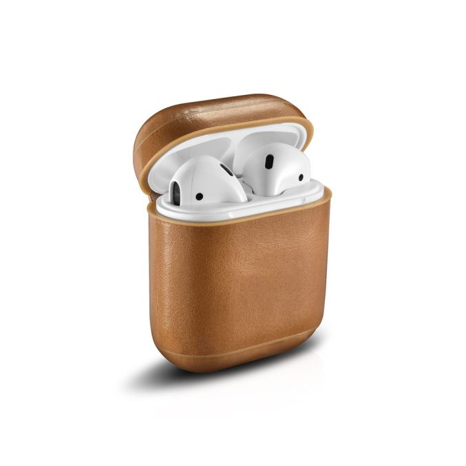 AirPods etui i vintage lær