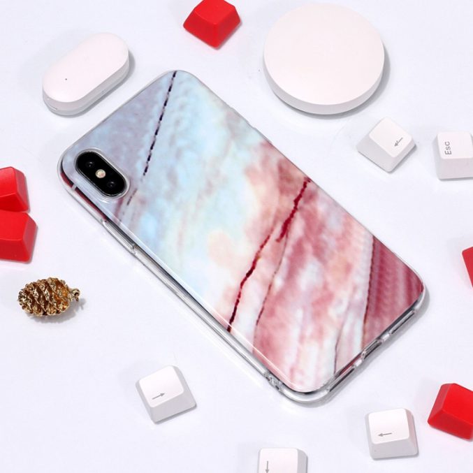 Dekorativt TPU beskyttelsesdeksel til iPhone XS Max (Fresh) - Bilde 4