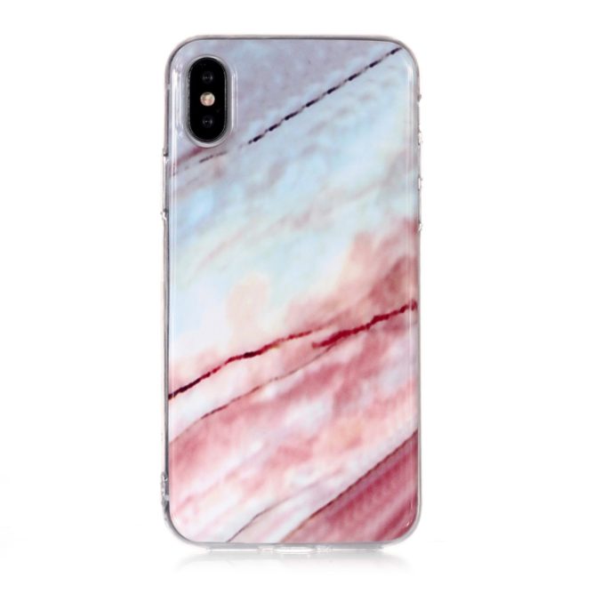 Dekorativt TPU beskyttelsesdeksel til iPhone XS Max (Fresh)