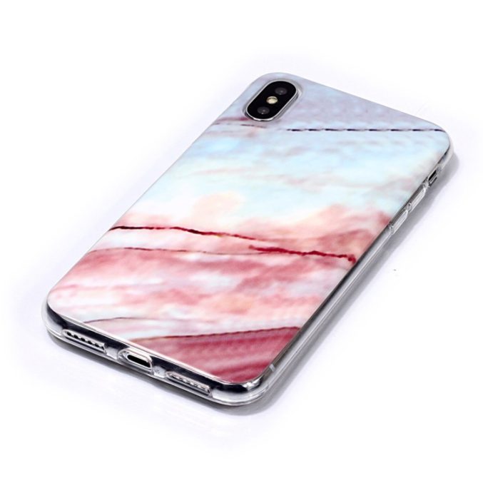 Dekorativt TPU beskyttelsesdeksel til iPhone XS Max (Fresh) - Bilde 2