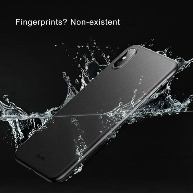 Baseus ultratynn frostet deksel for iPhone XS Max - Bilde 4