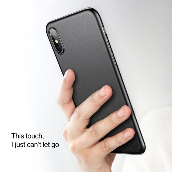 Baseus ultratynn frostet deksel for iPhone XS Max - Bilde 3