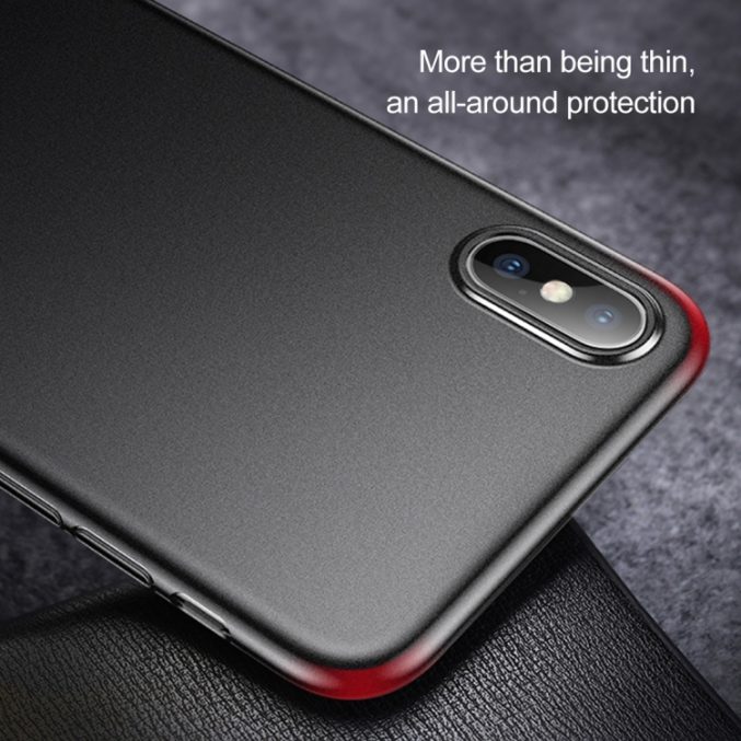 Baseus ultratynn frostet deksel for iPhone XS Max - Bilde 2
