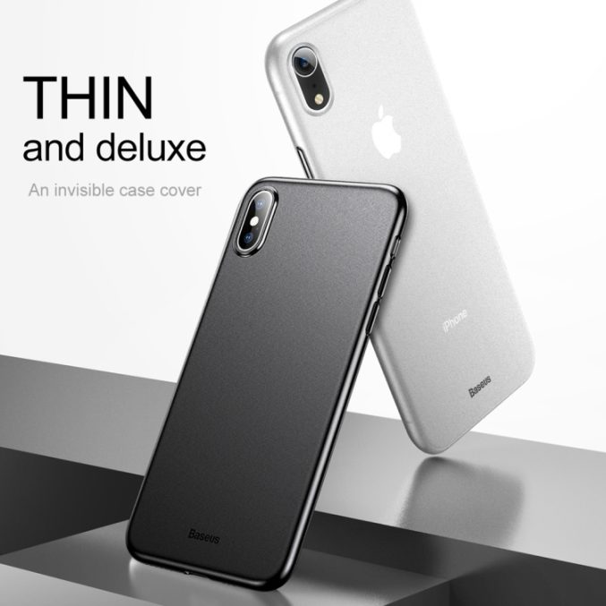 Baseus ultratynn frostet deksel for iPhone XS Max - Bilde 9