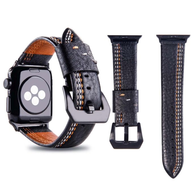 Apple Watch PU-lær klokkereim 41 / 40 / 38 mm - Bilde 23