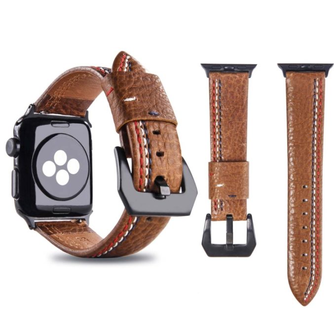 Apple Watch PU-lær klokkereim 41 / 40 / 38 mm - Bilde 5