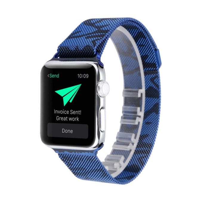 Klokkereim med magnetlås, kamuflasjeprint til Apple Watch 41 / 40 / 38 mm - Bilde 11