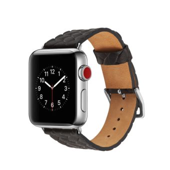 Klokkereim flettet lær for Apple Watch Ultra 49 / 45 / 44 mm - Sort