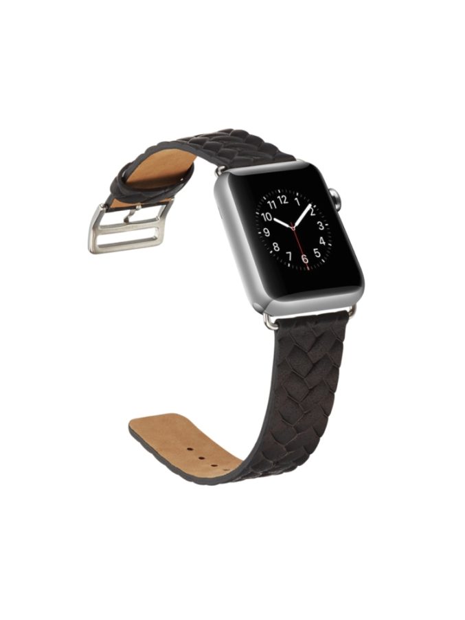 Klokkereim flettet lær for Apple Watch 41 / 40 / 38 mm - Bilde 7