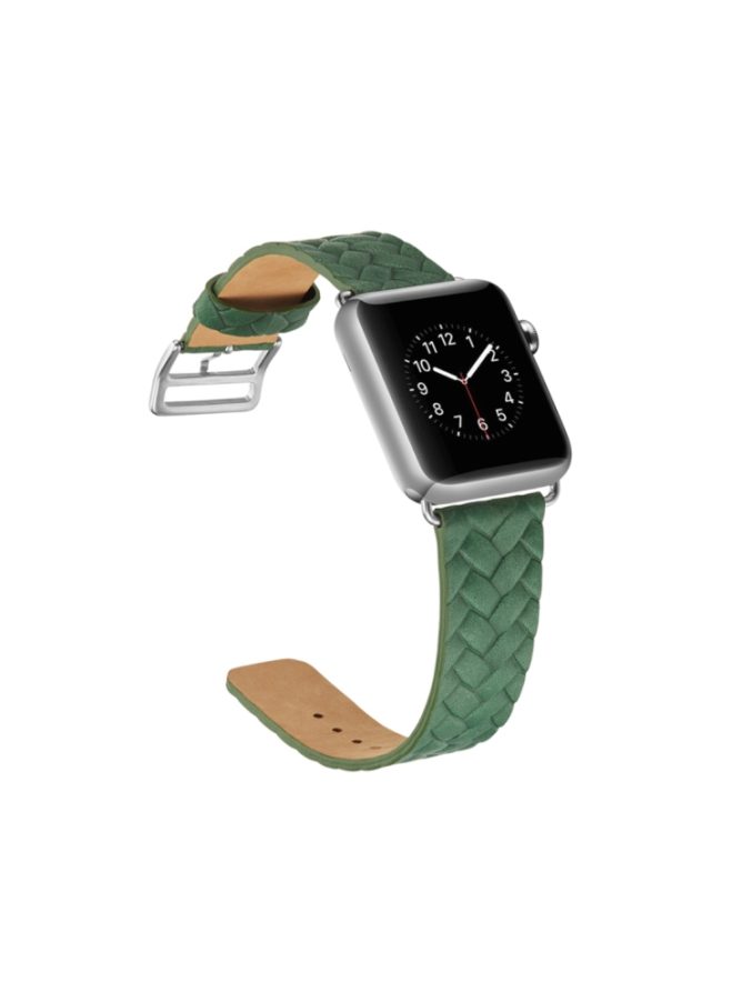Klokkereim flettet lær for Apple Watch 41 / 40 / 38 mm - Bilde 4