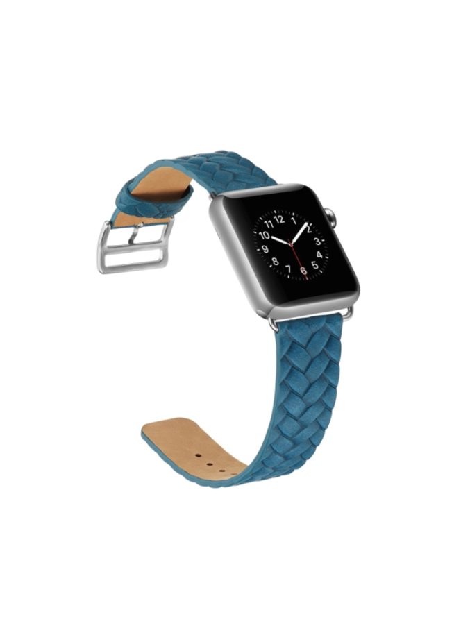 Klokkereim flettet lær for Apple Watch 41 / 40 / 38 mm - Bilde 6