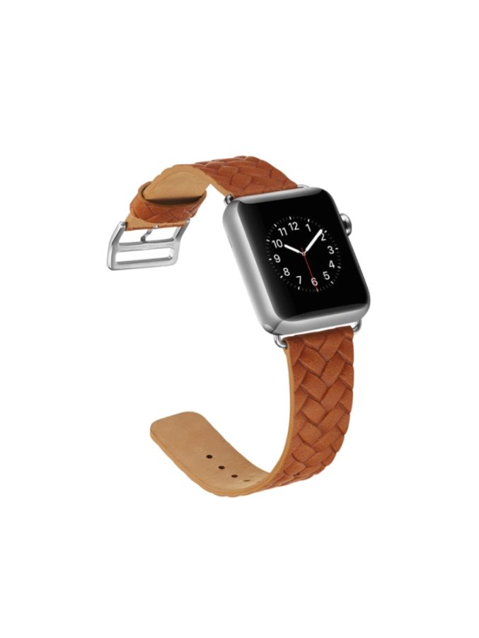 Klokkereim flettet lær for Apple Watch 41 / 40 / 38 mm - Bilde 5