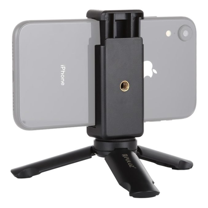 PULUZ Mini tripod med universalbrakett for telefon - Bilde 15