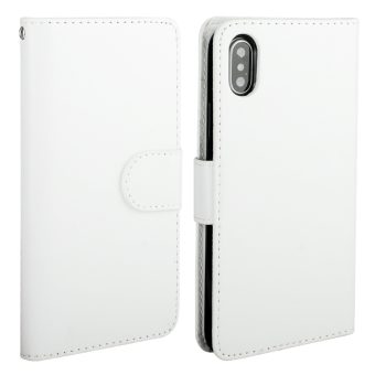 Lommebok med magnetdeksel for iPhone XS Max - Hvit