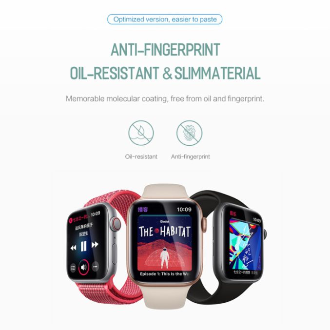 ROCK 0.18mm skjermbeskytter for Apple Watch 40/41 mm (2 stk) - Bilde 10